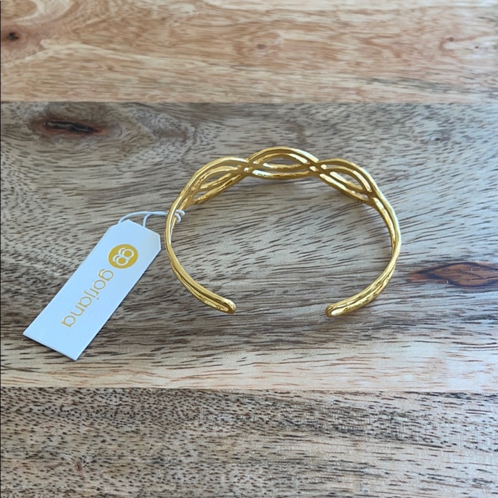 Gorjana Mesa Wave Cuff Bracelet - Gold - Picture 8 of 10
